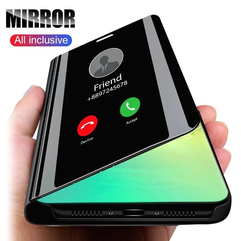 Smart Mirror Flip Phone Case For Samsung S10 Plus S10e Clear View Front Back Covers Case For Samsung Galaxy Note10 S 10 Plus 10S
Smart Mirror Flip Phone Case For Samsung S10 Plus S10e Clear View Front Back Covers Case For Samsung Galaxy Note10 S 10 Plus 10S