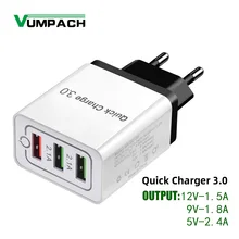 3 Ports Quick Charge 3.0 Wall Fast Charger Adapter Micro USB Fast Data Sync Charger Cable for Samsung Xiaomi Huawei Mobile Phone 3 Ports Quick Charge 3.0 Wall Fast Charger Adapter Micro USB Fast Data Sync Charger Cable for Samsung Xiaomi Huawei Mobile Phone