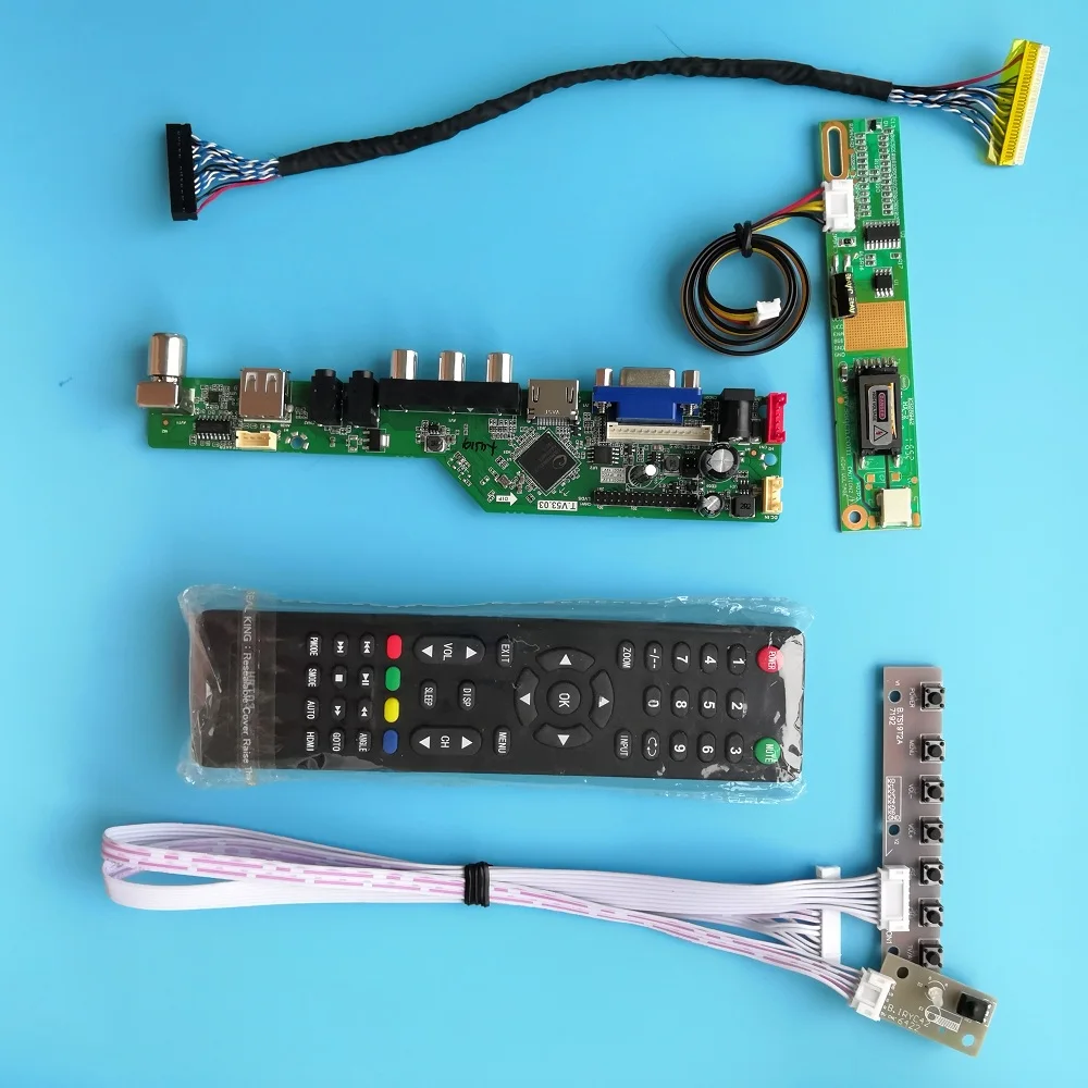 Материнская плата для B156XW01 V.0, 1 лампа, 15,6 дюйма, AV VGA, 30-контактный модуль разрешения цифрового сигнала, плата контроллера телевизора 1366X768
Материнская плата для B156XW01 V.0, 1 лампа, 15,6 дюйма, AV VGA, 30-контактный модуль разрешения цифрового сигнала, плата контроллера телевизора 1366X768