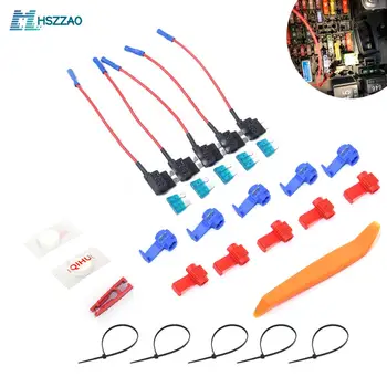 5 Pack 12V Car Add-a-circuit Fuse Adapter Blade Fuse Holder GPS Navigator Cigarette lighter added Tool kits 15A
5 Pack 12V Car Add-a-circuit Fuse Adapter Blade Fuse Holder GPS Navigator Cigarette lighter added Tool kits 15A