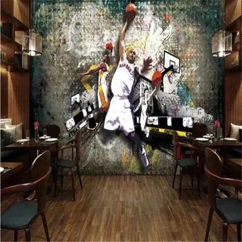 Milofi custom large wallpaper mural basketball fashion personality bar KTV background mural
Milofi custom large wallpaper mural basketball fashion personality bar KTV background mural