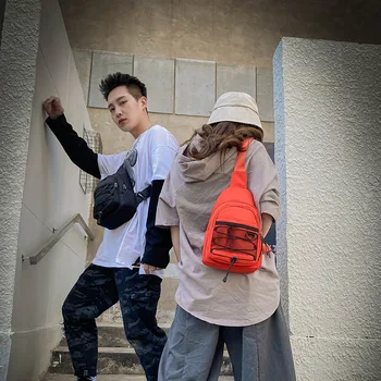 Canvas Backpack-Spillage Nylon Breast Package INS Fashion Shoulder Versatile Casual Shoulder Bag 2020 Summer New Style
Canvas Backpack-Spillage Nylon Breast Package INS Fashion Shoulder Versatile Casual Shoulder Bag 2020 Summer New Style