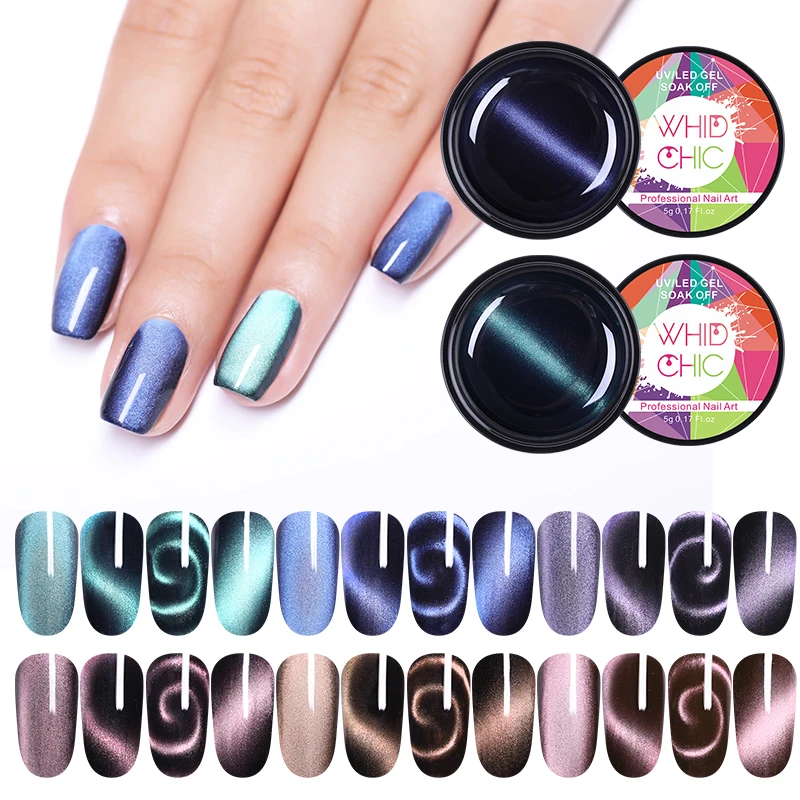 WHID CHIC 5g Magnetic Gel Nail Polish UV Soak Off Gel Nail Varnish Pink Purple Blue Colorful Long Lasting Nail Art Gel
WHID CHIC 5g Magnetic Gel Nail Polish UV Soak Off Gel Nail Varnish Pink Purple Blue Colorful Long Lasting Nail Art Gel