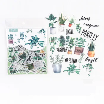 40 pcs /Pack Green Grass Leaves Adhensive Stickers Decorative Album Diary Hand Account Decor
40 pcs /Pack Green Grass Leaves Adhensive Stickers Decorative Album Diary Hand Account Decor