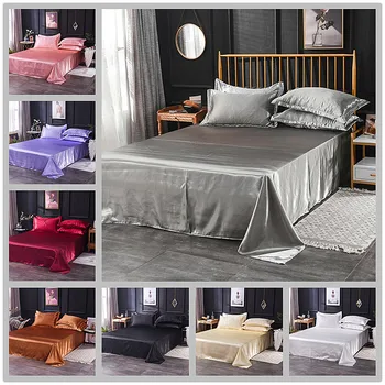 Wholesale Luxury 100% Satin Silk White 1PCS Flat Sheet Silky Queen King Bed Sheets For Women Men
Wholesale Luxury 100% Satin Silk White 1PCS Flat Sheet Silky Queen King Bed Sheets For Women Men