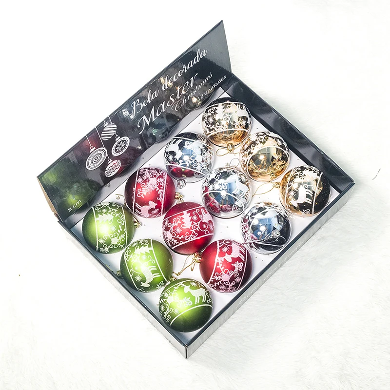 Pendant Christmas Balls Home Hotel Occasions Event 12Pcs/Box Xmas Decoration Parties Ornament
Pendant Christmas Balls Home Hotel Occasions Event 12Pcs/Box Xmas Decoration Parties Ornament