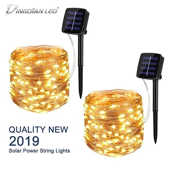 2 Packs Solar String Lights,33Ft 100LEDs IP65 Waterproof Decorative Copper Wire String Lights for Party,Garden,Wedding,Christmas
2 Packs Solar String Lights,33Ft 100LEDs IP65 Waterproof Decorative Copper Wire String Lights for Party,Garden,Wedding,Christmas