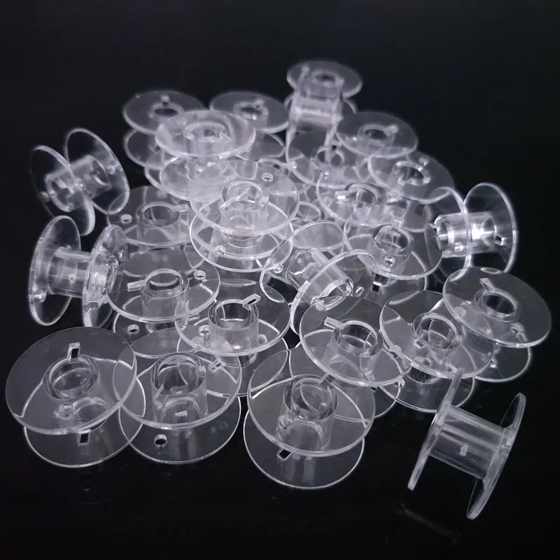 Transparent Empty Bobbins Sewing Machine Spools Clear Plastic Sewing Bobbins AA7247-4
Transparent Empty Bobbins Sewing Machine Spools Clear Plastic Sewing Bobbins AA7247-4