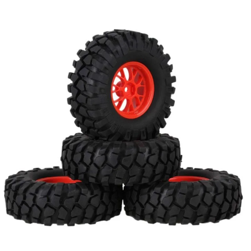 1.9 Inch Simulation Tire 108mm For 1/10 Rock Crawler Car Model Black/Red | Игрушки и хобби