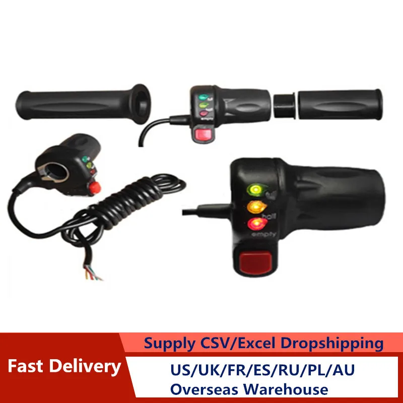 24/36/48V Electric Bike Throttle Turn Modified Speed Control Handle Bar Throttle Self-locking Parts
24/36/48V Electric Bike Throttle Turn Modified Speed Control Handle Bar Throttle Self-locking Parts
