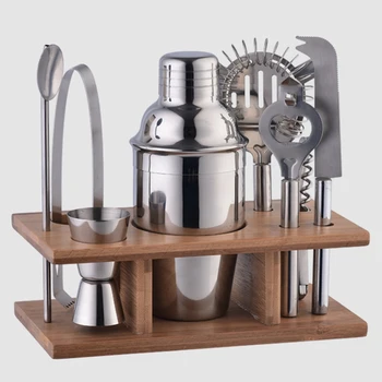 OAPE 9-piece Bartender Kit Professional 350ml Mini 12oz Martini Cocktail Shaker Bar Tool Set With Bamboo Stand
OAPE 9-piece Bartender Kit Professional 350ml Mini 12oz Martini Cocktail Shaker Bar Tool Set With Bamboo Stand