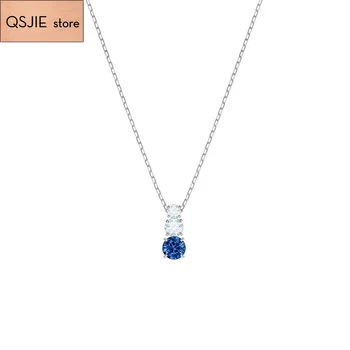 QSJIE High quality SWA triple crystal fashion women's Necklace Charming fashion jewelry
QSJIE High quality SWA triple crystal fashion women's Necklace Charming fashion jewelry