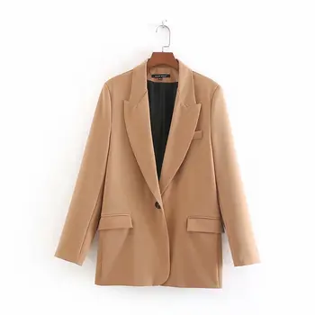 Women's single suit autumn new women's fashion solid color single buckle Slim temperament lapel suit casual
Women's single suit autumn new women's fashion solid color single buckle Slim temperament lapel suit casual