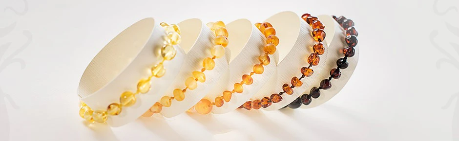 Baby amber bracelet anklet
