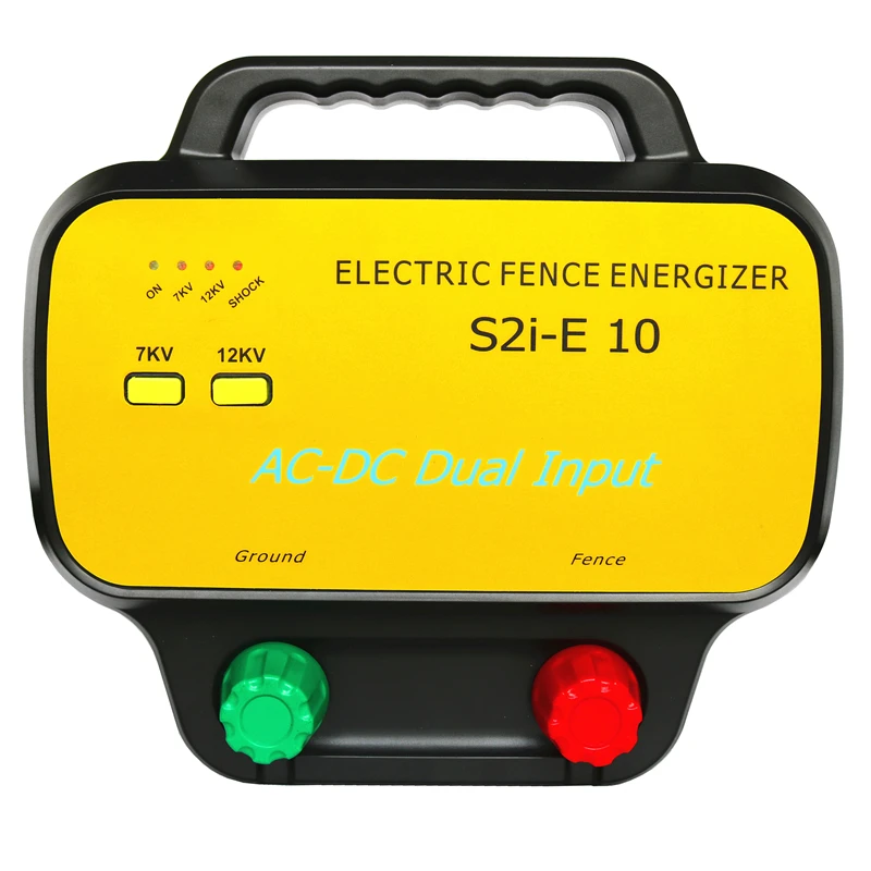 S2i-E10 Output Energy 1.0 Joule Basic Farm Electric Fence Energizer AC-DC Dual Input
S2i-E10 Output Energy 1.0 Joule Basic Farm Electric Fence Energizer AC-DC Dual Input