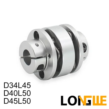LONGWE Flexible Encoder Shaft Coupling D34L45 D40L50 D45L50 Diaphragm Couple Joint to Screw Rod 5/6/6.35/8/10/12/15/18mm
LONGWE Flexible Encoder Shaft Coupling D34L45 D40L50 D45L50 Diaphragm Couple Joint to Screw Rod 5/6/6.35/8/10/12/15/18mm