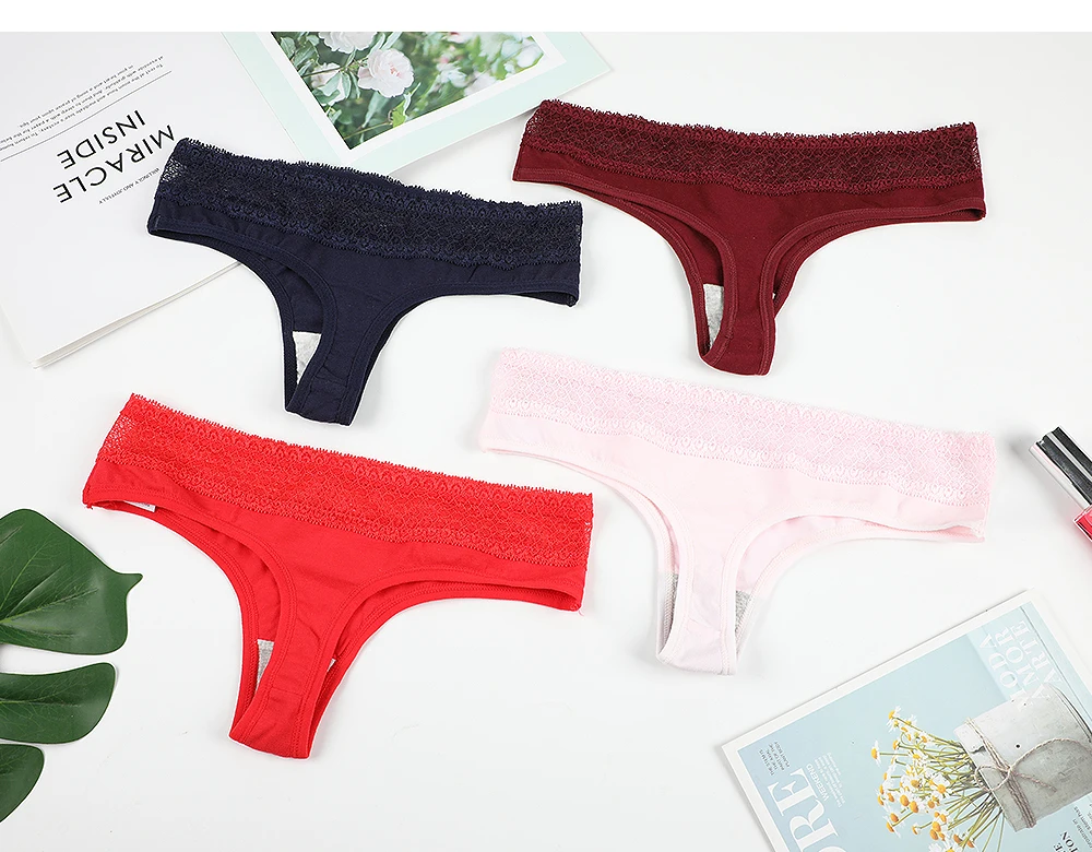 Women's Panties Lingerie Sexy Lace Tanga Panties For Women Female String Thongs Solid Seamless G-String Briefs Underwear Women's Panties Lingerie Sexy Lace Tanga Panties For Women Female String Thongs Solid Seamless G-String Briefs Underwear