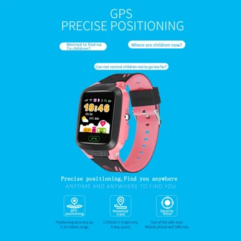 Android IOS Smart Watch GPS 2G SIM Calls Chat Anti-lost SOS Remote Safety Monitor For Kid Cutes