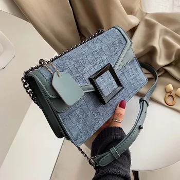 Scrub Leather Stone Pattern Crossbody Bags For Women 2019 Chain Square Buckle Shoulder Messenger Bag Lady Small Handbags
Scrub Leather Stone Pattern Crossbody Bags For Women 2019 Chain Square Buckle Shoulder Messenger Bag Lady Small Handbags