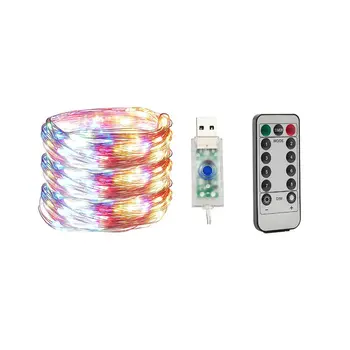 5m 50LED Remote Control USB Copper Wire String Light Low Voltage Waterproof Christmas Day Light String
5m 50LED Remote Control USB Copper Wire String Light Low Voltage Waterproof Christmas Day Light String