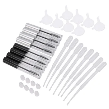 8PCS 10ml Empty Mascara Tube with Eyelash Wand 8PCS Funnels 8PCS Pipets 4PCS Black Cap 4PCS Silver Cap DIY Mascara Container Eye
8PCS 10ml Empty Mascara Tube with Eyelash Wand 8PCS Funnels 8PCS Pipets 4PCS Black Cap 4PCS Silver Cap DIY Mascara Container Eye