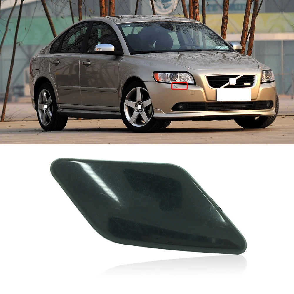Крышка QX для Volvo S40 08 13 крышка переднего бампера фар очистки воды Форсунка мойки