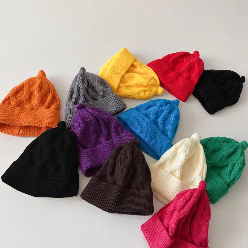 Solid Color Autumn Winter Baby Beanie Knitted Hats For Toddlers Children Soft Thicking Warm Kids Boys Girls Casual Hats 11 Color
Solid Color Autumn Winter Baby Beanie Knitted Hats For Toddlers Children Soft Thicking Warm Kids Boys Girls Casual Hats 11 Color