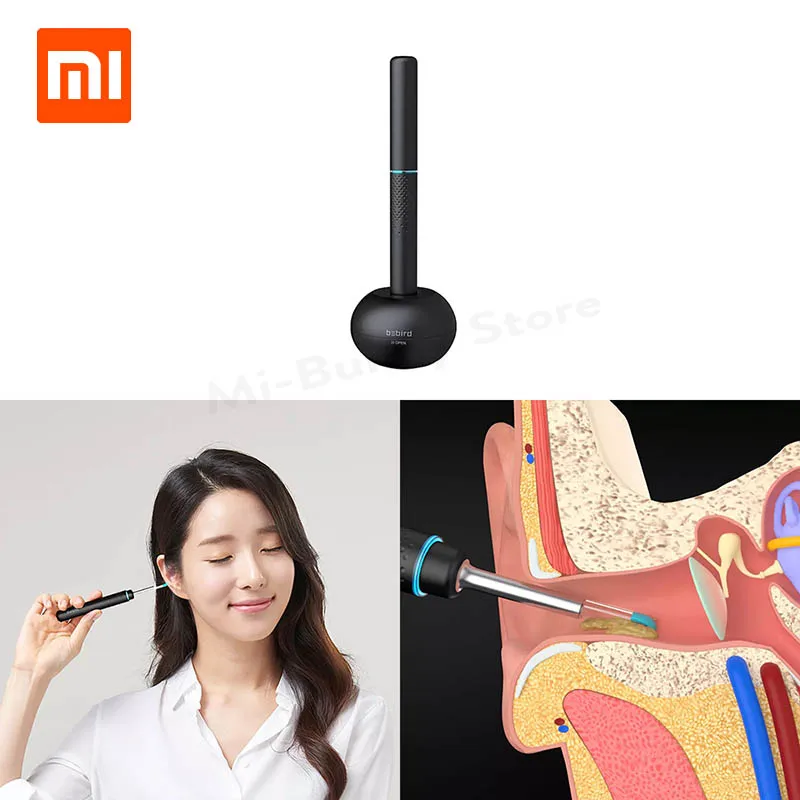 

Xiaomi Youpin bebird M9 Pro Smart Visual Ear Stick 17in1 300w High Precision Endoscope 350mAh with Magnetically Charged Base
