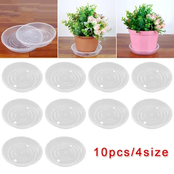 10pcs/set Crystal Clear Plastic Flower Pot Tray Plastic Resin Garden Pot Saucer Liner Plates 15-21cm Recyclable Indoor Plants
10pcs/set Crystal Clear Plastic Flower Pot Tray Plastic Resin Garden Pot Saucer Liner Plates 15-21cm Recyclable Indoor Plants