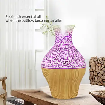 USB Wood Grain Aroma Essential Oil Diffuser Wood Grain Air Humidifier Mist Maker With Colorful LED Office Home LED Night Light
USB Wood Grain Aroma Essential Oil Diffuser Wood Grain Air Humidifier Mist Maker With Colorful LED Office Home LED Night Light