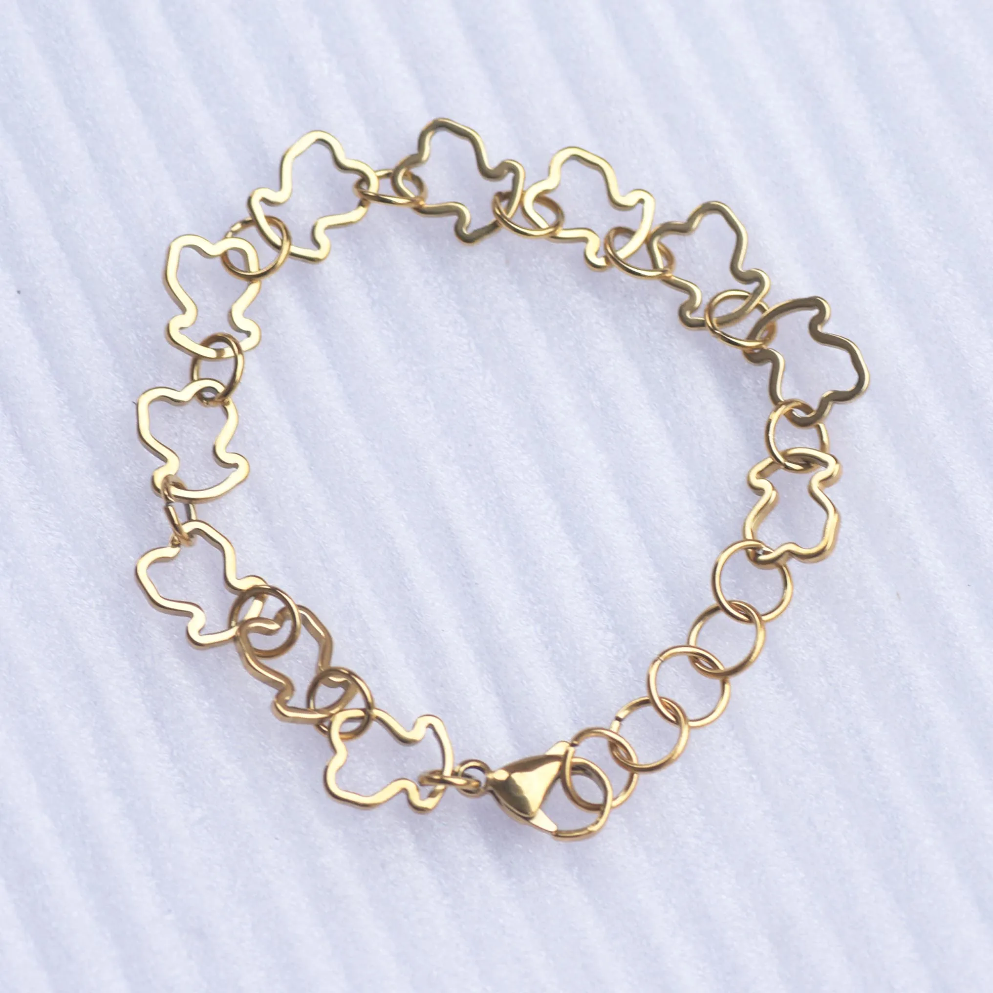 Rare Stainless steel Bear Bracelet 11 Rare Stainless steel Bear Bracelet 17
