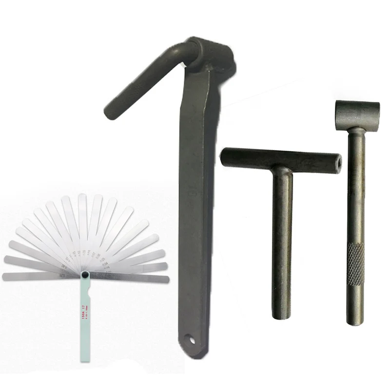 Motorcycle Engine Valve Adjustment Tool Square Hexagon Socket T Spanner Valve Screw Wrench 8mm 9mm 10mm Feeler Gauge 0.02 to 1mm
Motorcycle Engine Valve Adjustment Tool Square Hexagon Socket T Spanner Valve Screw Wrench 8mm 9mm 10mm Feeler Gauge 0.02 to 1mm