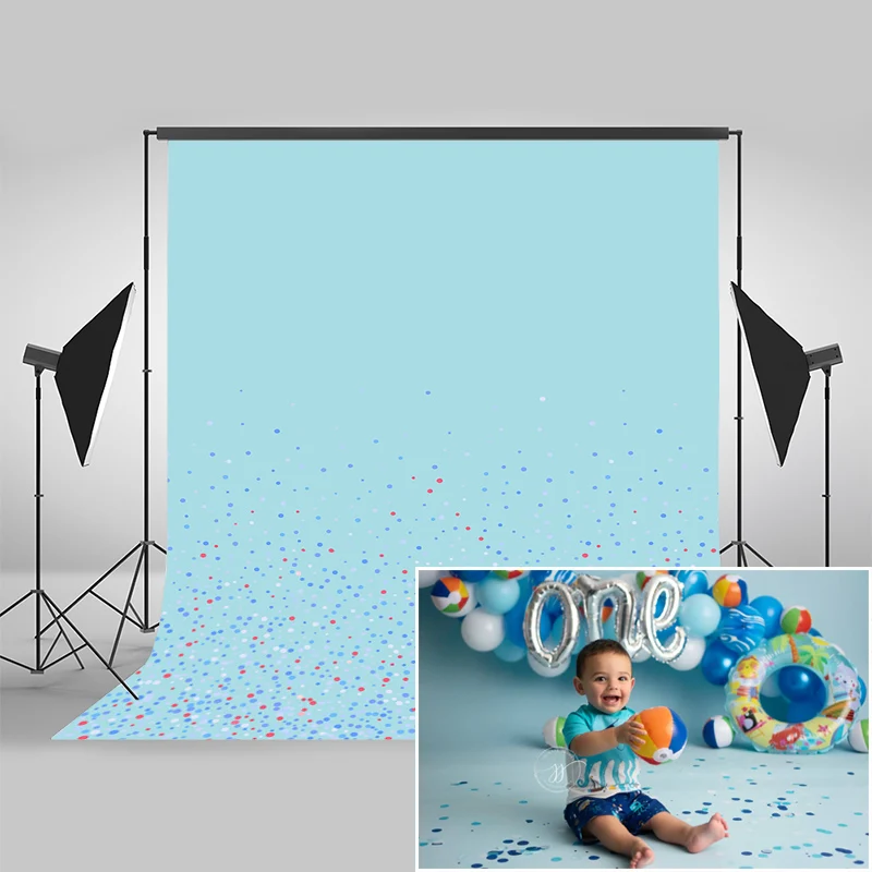 Mocsick Solid Color Blue Cake Smash 1st Birthday Photography Backdrops Dots Decor Children Photo Props Studio Booth Background
Mocsick Solid Color Blue Cake Smash 1st Birthday Photography Backdrops Dots Decor Children Photo Props Studio Booth Background