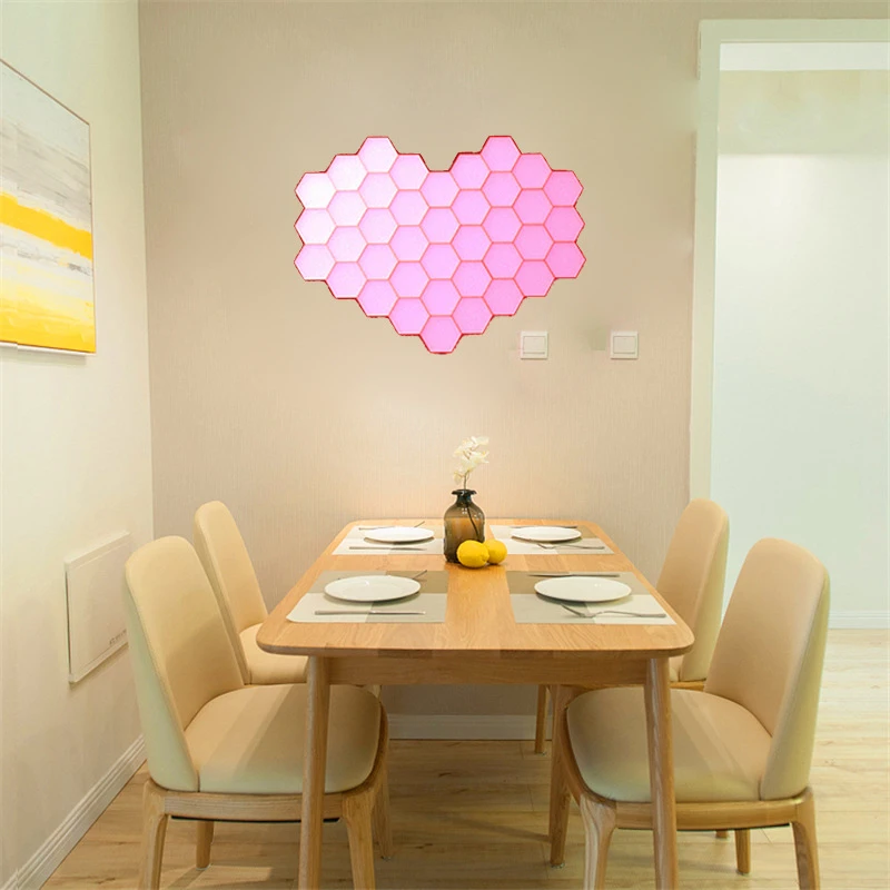 Nordic Remote Colorful Night Light Running lamp Modern Modular Hexagonal LED Color changing Lighting Indoor Livingroom Bedroom
Nordic Remote Colorful Night Light Running lamp Modern Modular Hexagonal LED Color changing Lighting Indoor Livingroom Bedroom