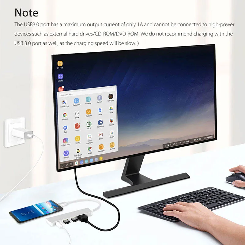 4 in 1 Type-C to HDMI Converter USB 3.0 Ports for Laptops Tablet Smartphones GV99
4 in 1 Type-C to HDMI Converter USB 3.0 Ports for Laptops Tablet Smartphones GV99