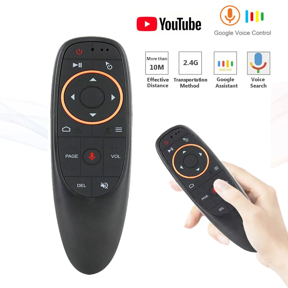 G10 G10S Pro Voice Remote Control 2.4G Wireless Air Mouse Gyroscope IR Learning for Android tv box HK1 H96 Max X96 mini
G10 G10S Pro Voice Remote Control 2.4G Wireless Air Mouse Gyroscope IR Learning for Android tv box HK1 H96 Max X96 mini