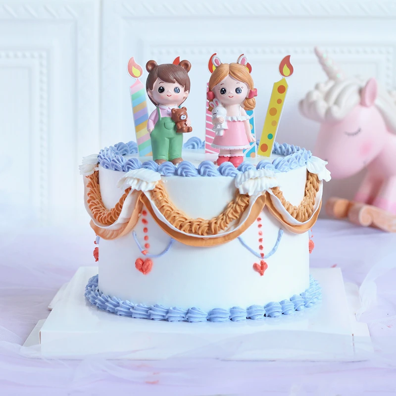 Hugging The Rabbit Princess Hug The Bear Prince Cake Topper Soft Potter Candy Shape Insert Dessert Birthday Party Decor Supplies
Hugging The Rabbit Princess Hug The Bear Prince Cake Topper Soft Potter Candy Shape Insert Dessert Birthday Party Decor Supplies