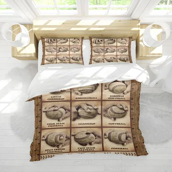 softball baseball 3D Printed 3pcs Bedding Set Duvet Cover Bed Cover Set Bedspreads Home Textiles
softball baseball 3D Printed 3pcs Bedding Set Duvet Cover Bed Cover Set Bedspreads Home Textiles