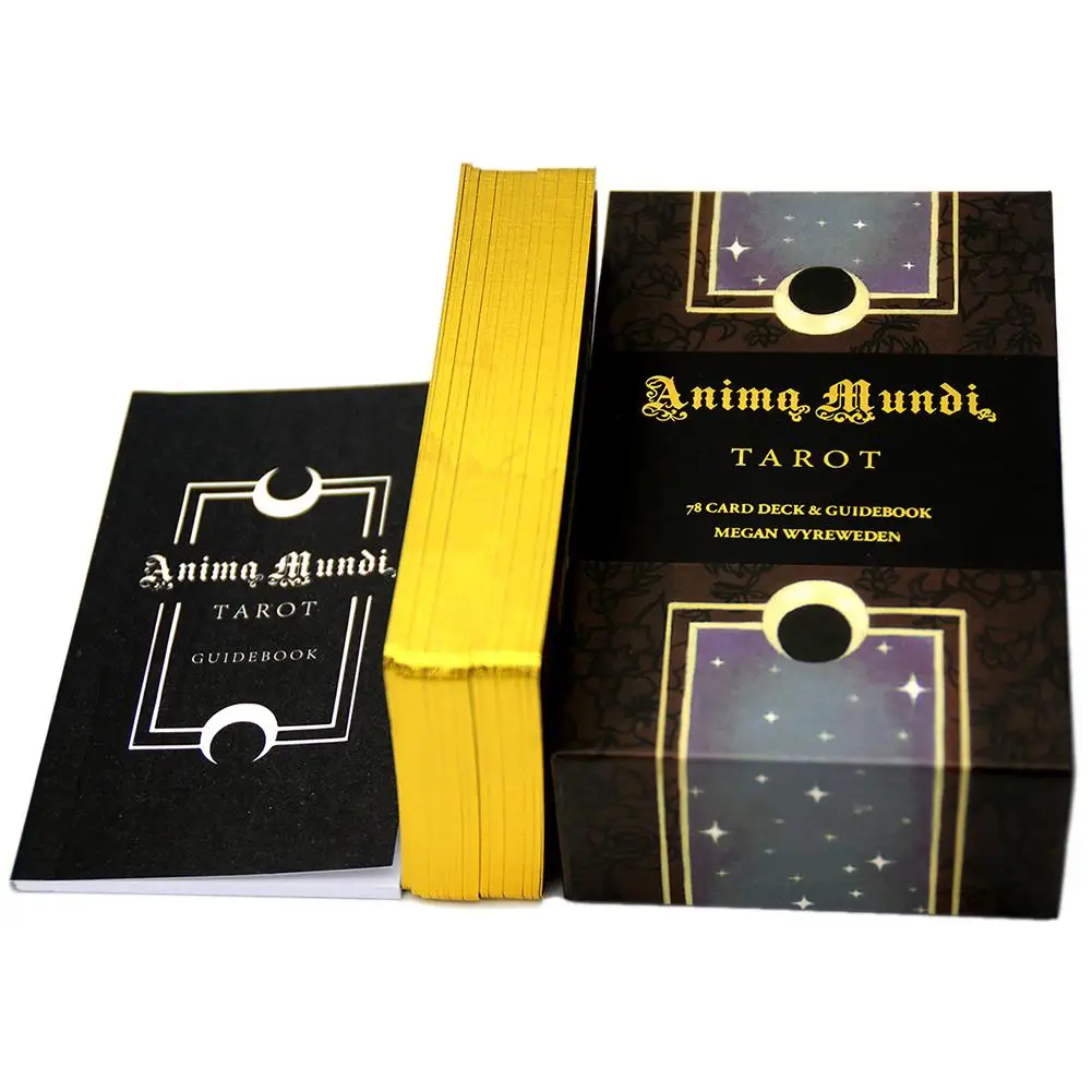 78Sheets/Set Tarot Cards Gold-Plated Series Anima Mundi Tarot Oracle Divination Tarot Out Of Print Series Party Play Card Games
78Sheets/Set Tarot Cards Gold-Plated Series Anima Mundi Tarot Oracle Divination Tarot Out Of Print Series Party Play Card Games