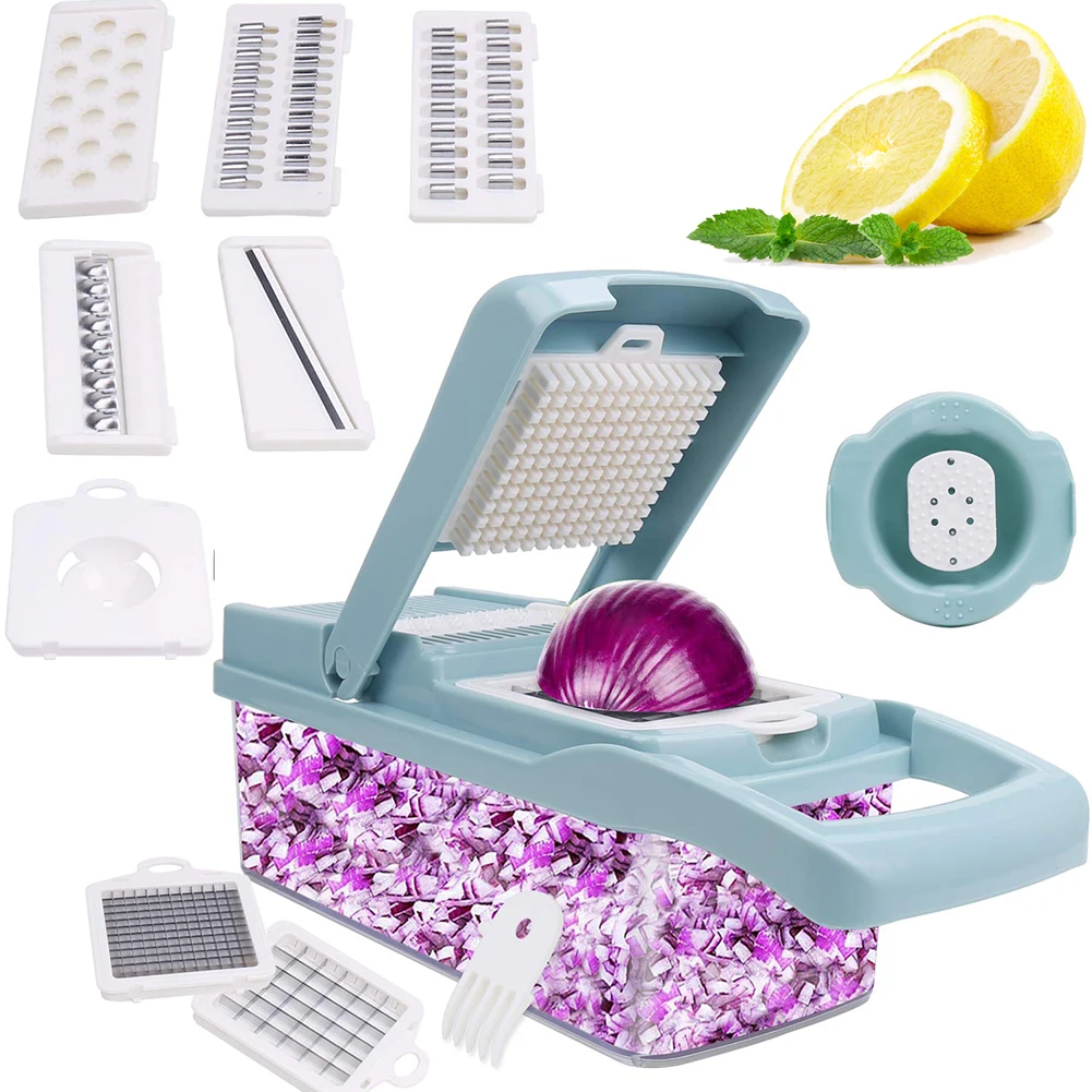 Multifunction High Quality Vegetable Fruits Tool Grater Cutter Shredder Garlic Meat Chopper Carrot Potato Slicer Salad Maker Kit
Multifunction High Quality Vegetable Fruits Tool Grater Cutter Shredder Garlic Meat Chopper Carrot Potato Slicer Salad Maker Kit