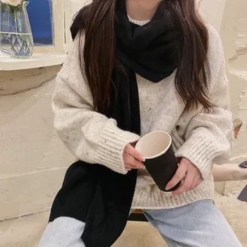 Women Scarf Winter All-Matching Long Dual-Use Student Solid Color Autumn and Winter Extra Large Thickened Shawl
Women Scarf Winter All-Matching Long Dual-Use Student Solid Color Autumn and Winter Extra Large Thickened Shawl