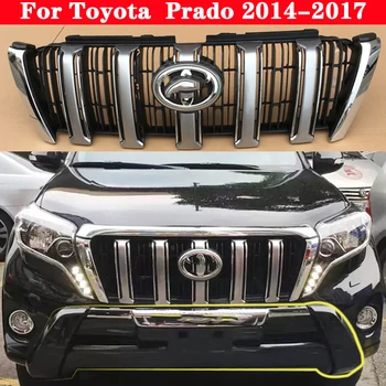 Car styling Middle grille for Toyota Prado 2014-2017 ABS plastic Silver Black front bumper grill Auto Center Grille vertical bar 
Car styling Middle grille for Toyota Prado 2014-2017 ABS plastic Silver Black front bumper grill Auto Center Grille vertical bar