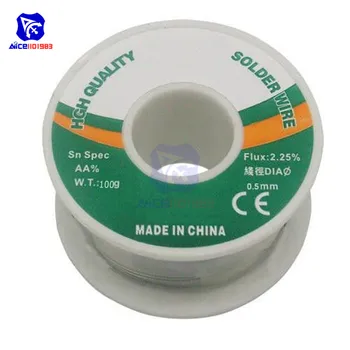 diymore Solder Wire 0.5mm 2.25% Flux Tin Lead Rosin Roll Core Silver Solder Wire Welding Soldering Repairing Tool Reel Melt Kit 
diymore Solder Wire 0.5mm 2.25% Flux Tin Lead Rosin Roll Core Silver Solder Wire Welding Soldering Repairing Tool Reel Melt Kit