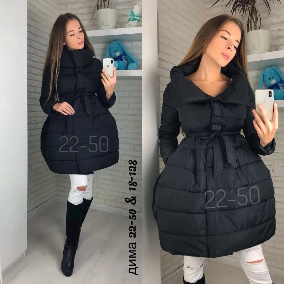 2018 New Style Hot Selling Solid Color Stand Collar Belt Cotton-padded Clothes Mid-length Thick Puffy Cotton Coat Women's
2018 New Style Hot Selling Solid Color Stand Collar Belt Cotton-padded Clothes Mid-length Thick Puffy Cotton Coat Women's