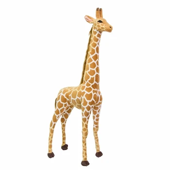 Big Size Stuffed Soft Lifelike Plush Giraffe Animals Real Life Giraffes Soft Doll Kids Home Decor Shooting Props Birthday Gift