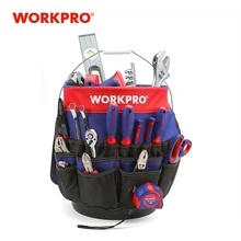 WORKPRO 5 Gallon Bucket Tool Organizer Bucket Boss Tool Bag with 51 Pockets Fits to 3.5-5 Gallon Bucket (Tools Excluded)
WORKPRO 5 Gallon Bucket Tool Organizer Bucket Boss Tool Bag with 51 Pockets Fits to 3.5-5 Gallon Bucket (Tools Excluded)