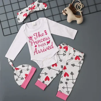 Christmas Clothes Thanksgiving Party Newborn Baby Girl Boy Clothes 4pcs Letter Print Long Sleeve Tops+pants+hat+headband 6-18M 
Christmas Clothes Thanksgiving Party Newborn Baby Girl Boy Clothes 4pcs Letter Print Long Sleeve Tops+pants+hat+headband 6-18M