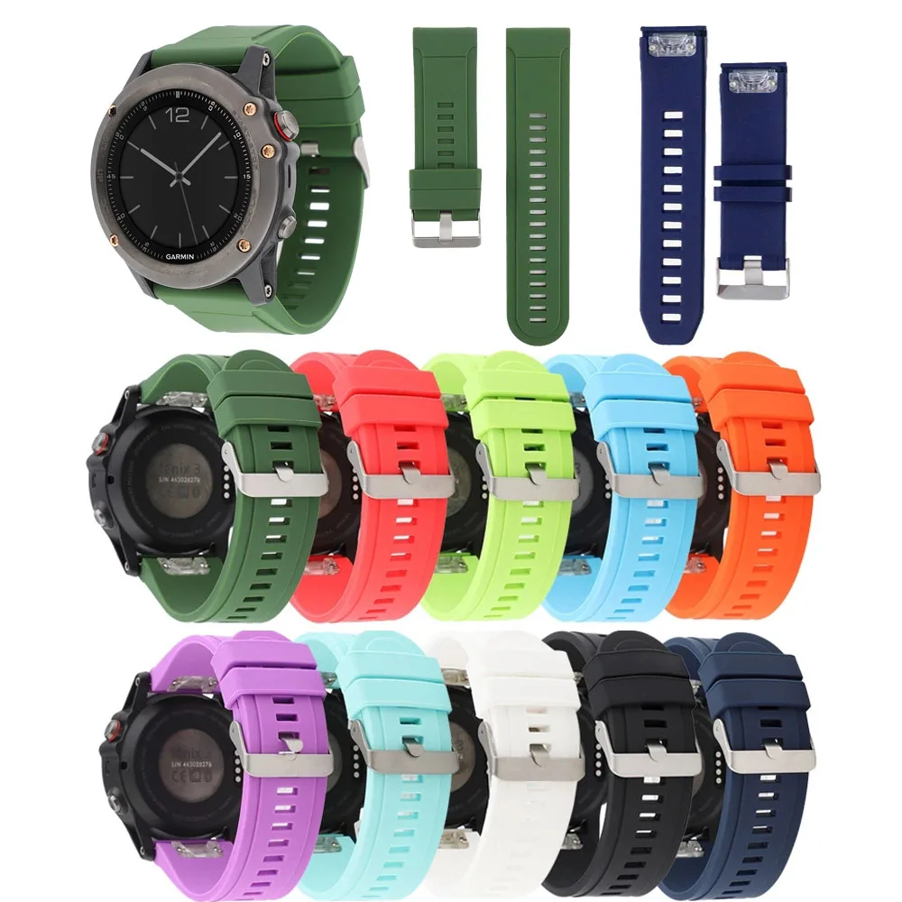 Quick Release Easy fit band for Garmin fenix 6X 6 6s 5 5X 20 22 26mm silicon watch bracelet strap for fenix 3 3HR 5S 5X Plus
Quick Release Easy fit band for Garmin fenix 6X 6 6s 5 5X 20 22 26mm silicon watch bracelet strap for fenix 3 3HR 5S 5X Plus