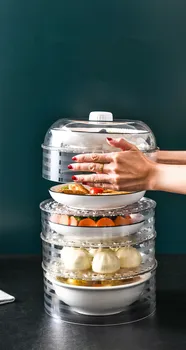 1PC Transparent Stackable Food Insulation CombinationCover Refrigerator Food Vegetable Cover Dining Table Dust-Proof Pan OK 1131
1PC Transparent Stackable Food Insulation CombinationCover Refrigerator Food Vegetable Cover Dining Table Dust-Proof Pan OK 1131