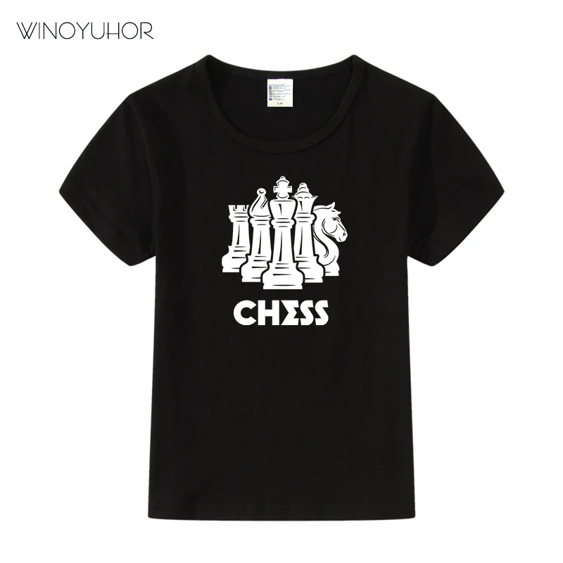 Chess Funny Print T Shirt Baby Boys Girls Summer Short Sleeve T-Shirts Cotton Kids Casual Clothes Playing Games Tee Tops
Chess Funny Print T Shirt Baby Boys Girls Summer Short Sleeve T-Shirts Cotton Kids Casual Clothes Playing Games Tee Tops